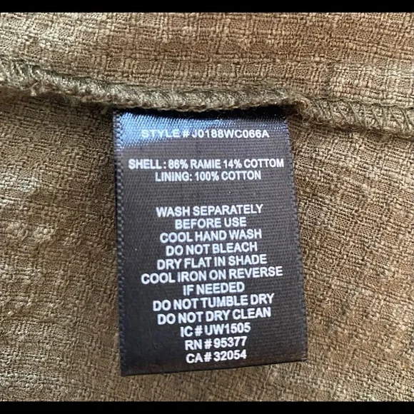 Sanctuary x Anthro Army Green Military Inspired Jacket- Size Small - Picture 7 of 8